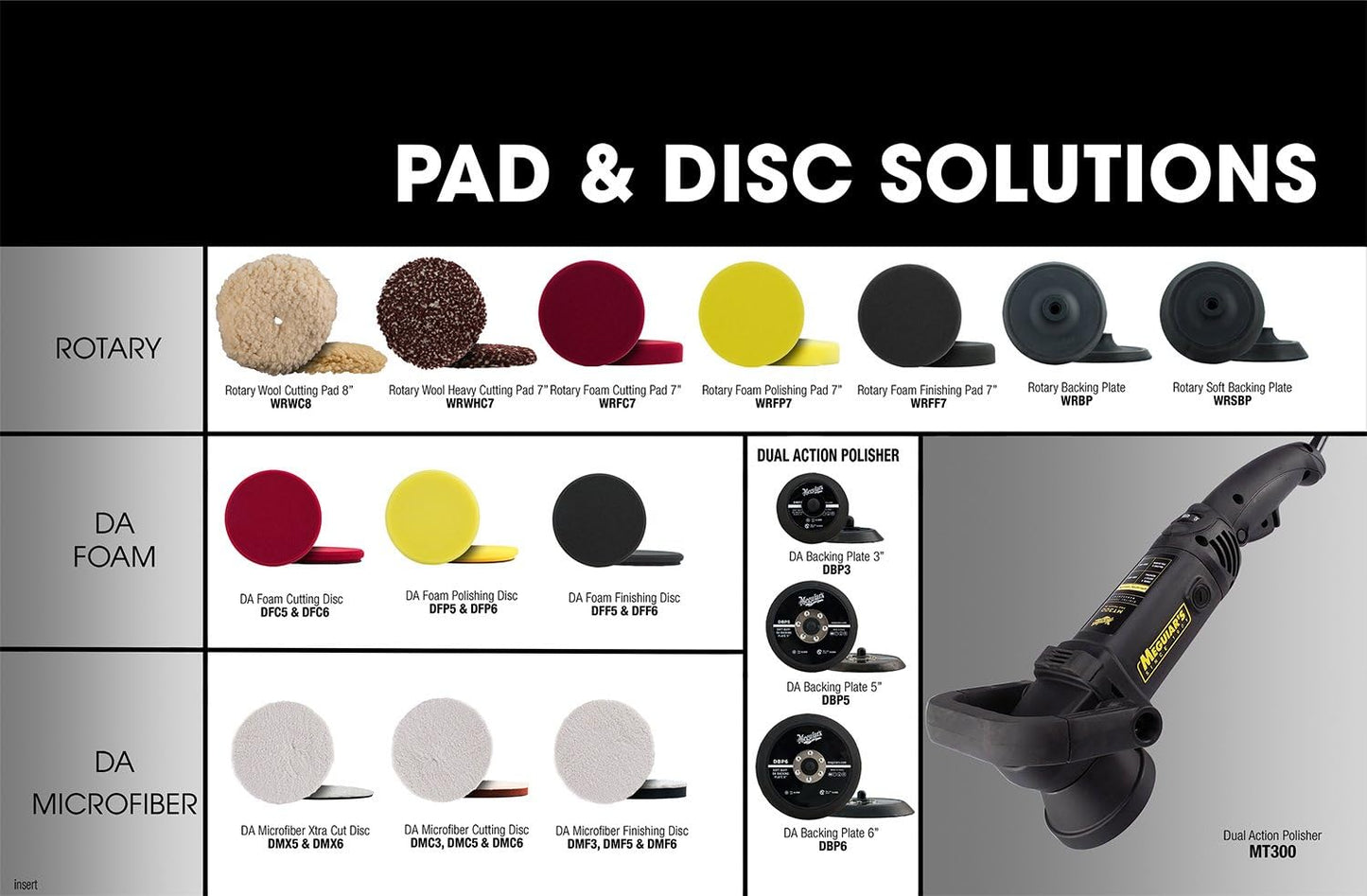 Meguiar's Foam 7" finishing Disc Pad