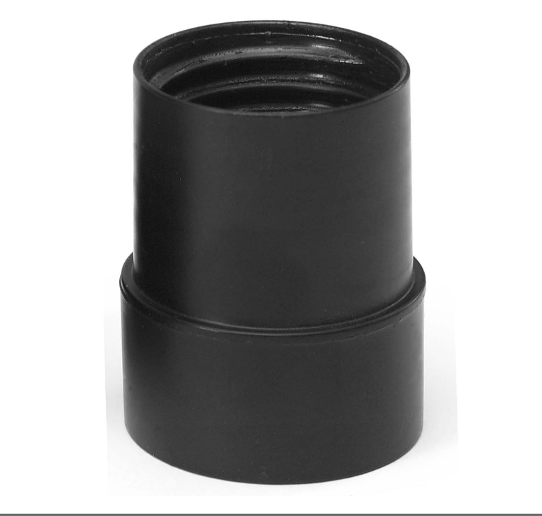 #5 Non-Swivel Vacuum Hose End, 1.5" I.D.