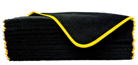 16x24 Microfiber (BLK with Yell Trim)