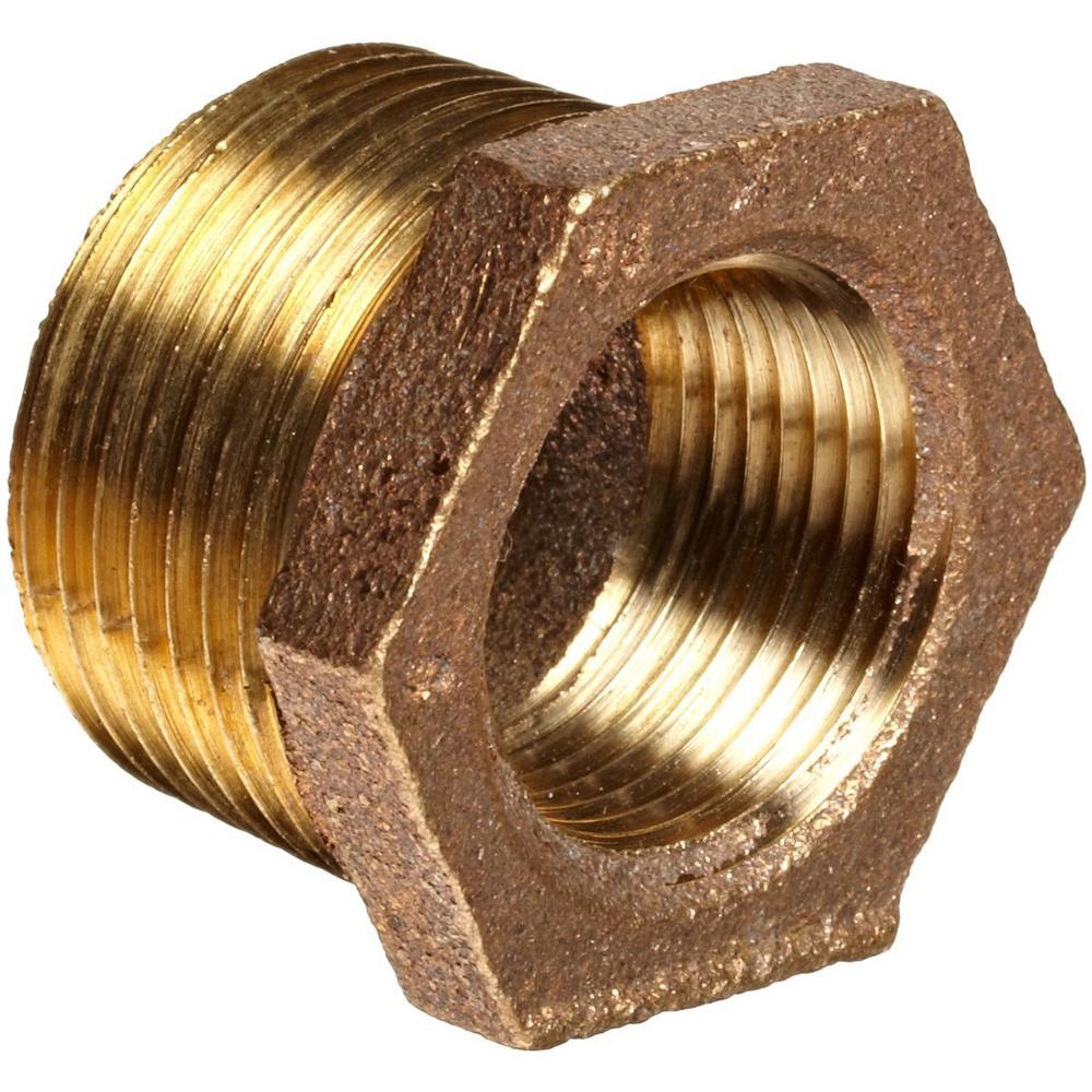 Bushing Adapter 1/4"FIP to 3/8"MIP