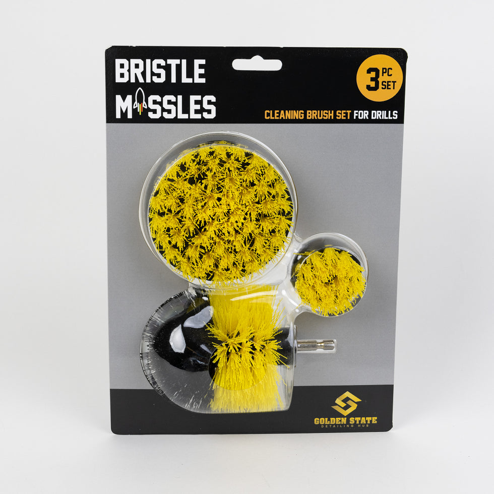 Bristle Missiles Power-Set Drill Brushes- Golden State