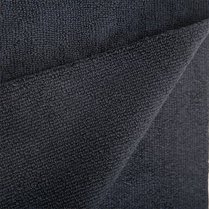 BLACK MICROFIBER TOWEL