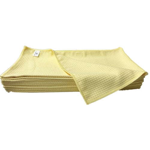 16x16 Yellow Waffle Towel