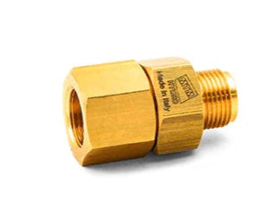 Brass Inline Swivel 3/8" -MTM Hydro