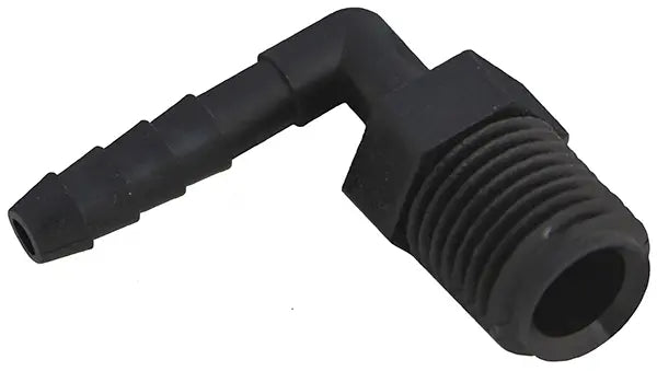 WHITE OR BLACK elbow Hose Barb 5/8"