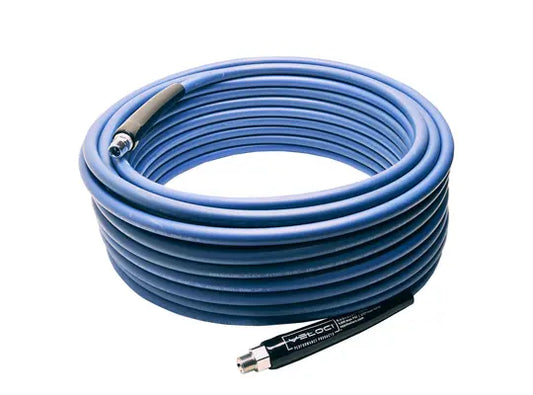 Veloci-KobraJet Smooth Blue 100’ ft Hose 4,000 PSI w/QC
