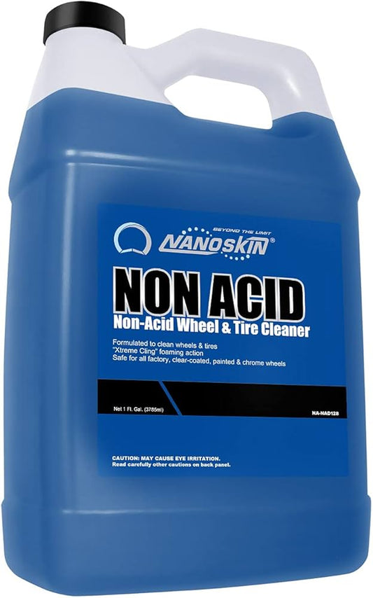 NON ACID Non-Acid Wheel & Tire Cleaner GAL- NANOSKIN