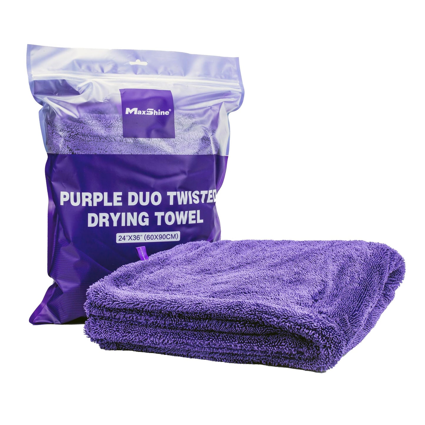 MaxShine Purple Drying Towel