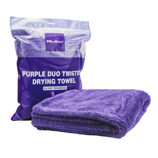 MaxShine Purple Drying Towel