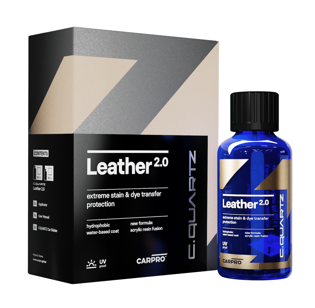 CARPRO CQUARTZ Leather 2.0 - 30ml Kit