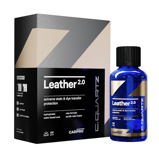 CARPRO CQUARTZ Leather 2.0 - 30ml Kit