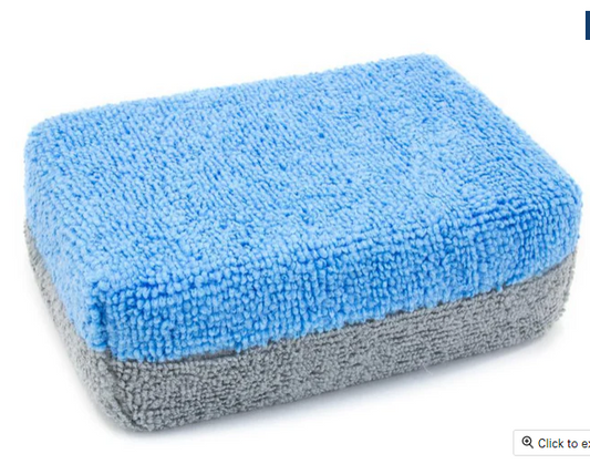 1 - Thick [Saver Applicator Terry] Microfiber Coating Applicator Sponge - Single