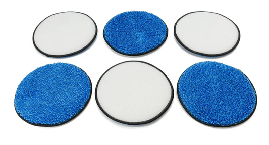 U.F.O. Pads - Upholstery / Fabric Orbital Microfiber Pads - 6 pack