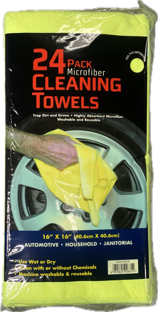 24pk Microfiber Towels