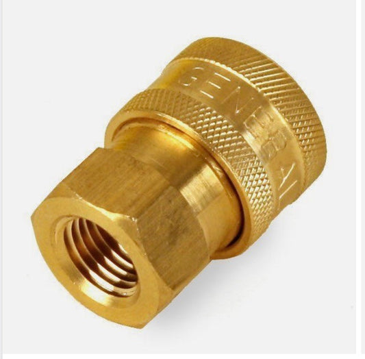 1/4” Brass Female Socket