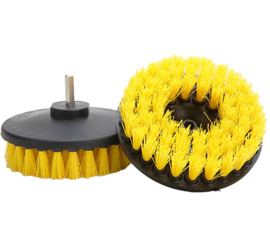5" Drill Brush- YELLOW Bristles