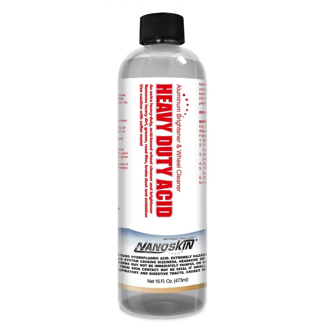 HEAVY DUTY ACID Aluminum Brightener & Wheel Cleaner 16OZ - NANOSKIN