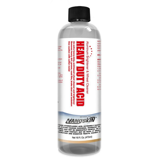 HEAVY DUTY ACID Aluminum Brightener & Wheel Cleaner 16OZ - NANOSKIN