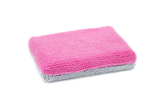 Thin [Saver Applicator Terry] Microfiber Coating Applicator PINK- single