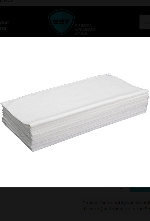 16x16 Microfiber White Edgeless