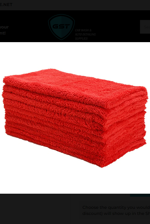 16x16 Red Super Plush
