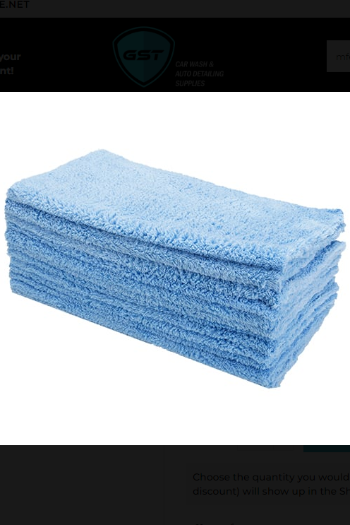 16X16 Blue Super Plush