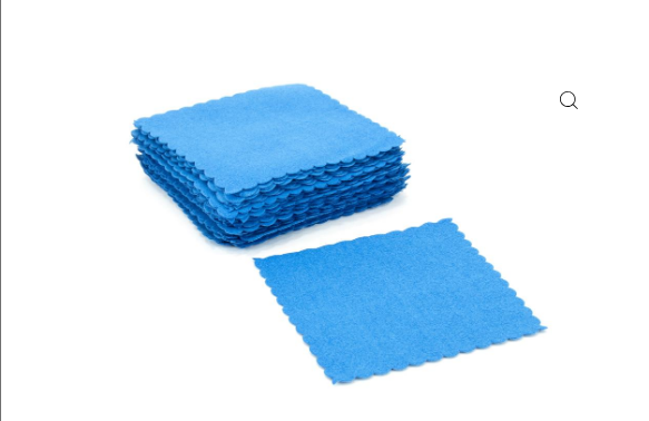 Autofiber Suede Swatch Microﬁber Coating Application Cloth (4 in. x 4 in.) - 50 pack