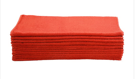 Cotton China Terry Cloth Red