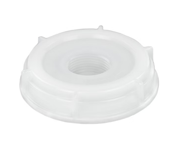 70mm White Cap 3/4" Threaded KO with White gasket