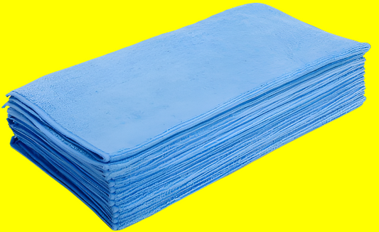 16x16 Blue Microfiber Basic Towel, 380 GSM