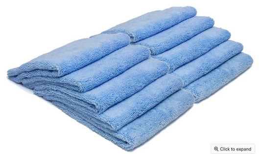 [Elite] Edgeless Microfiber Detailing Towels (16 in. x 16 in. 360 gsm) 10 pack