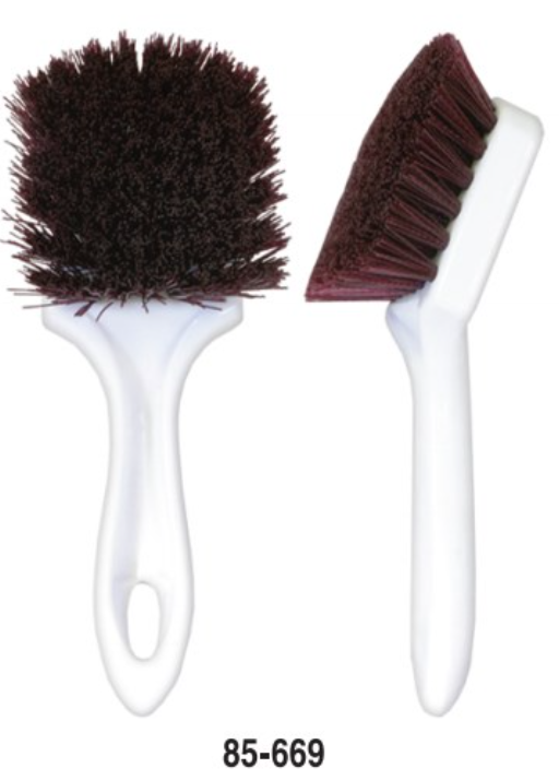 85-669- Burgundy Carpet Brush- SM Arnold