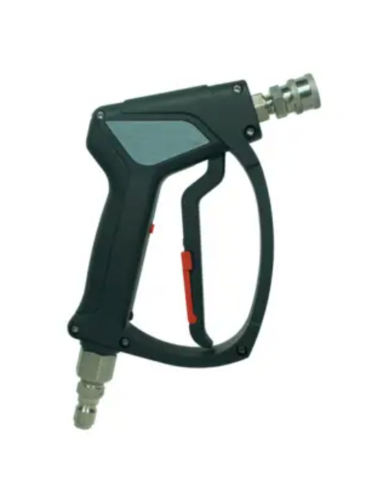 Black SGS35 Spray Gun with Stainless Steel QCs
