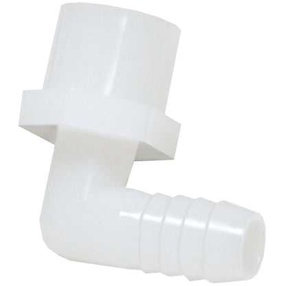 WHITE OR BLACK elbow Hose Barb 5/8"
