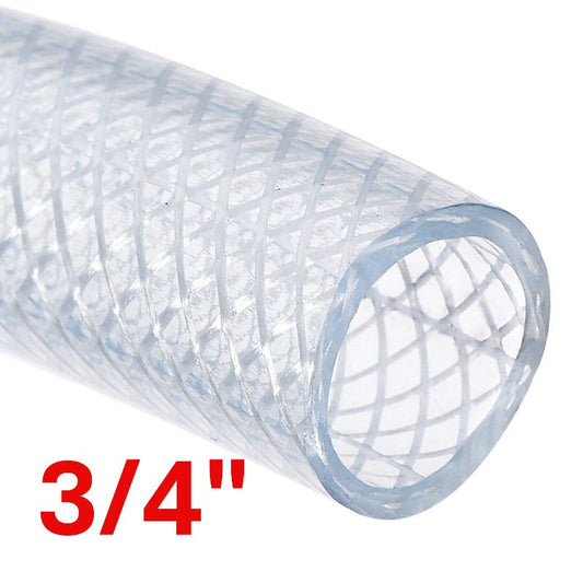 Hose, Clear Braided 3/4 ID- EACH FT