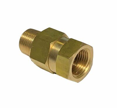 Brass Inline Swivel 3/8
