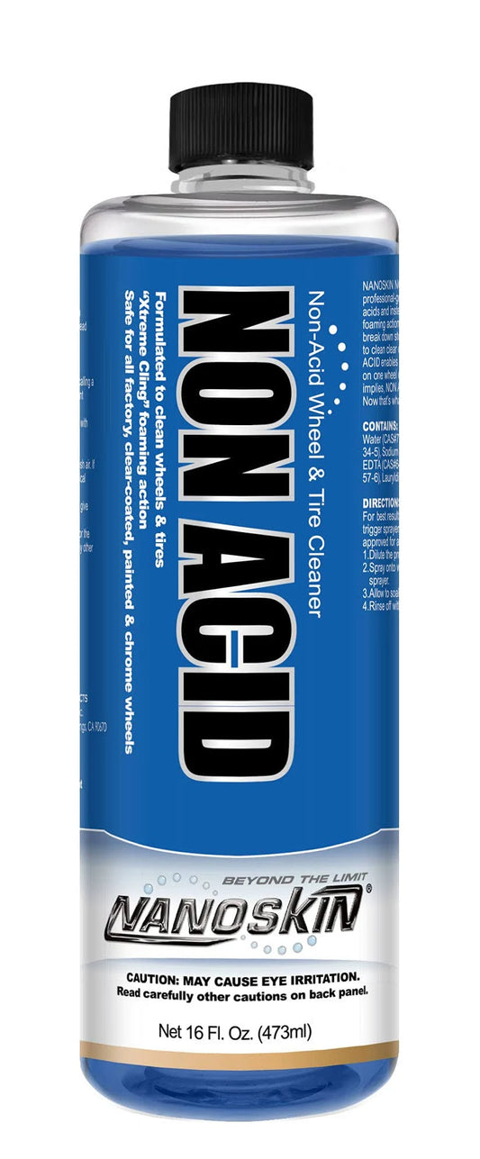 NON ACID Non-Acid Wheel & Tire Cleaner 16OZ- NANOSKIN